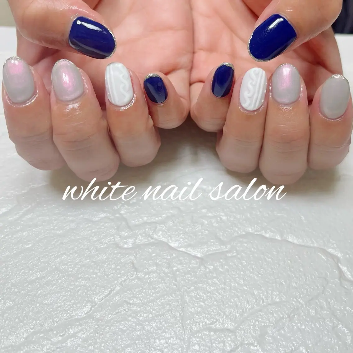 ネイル ラメ(グリッター) ハンドネイル white nail salonのネイルデザイン