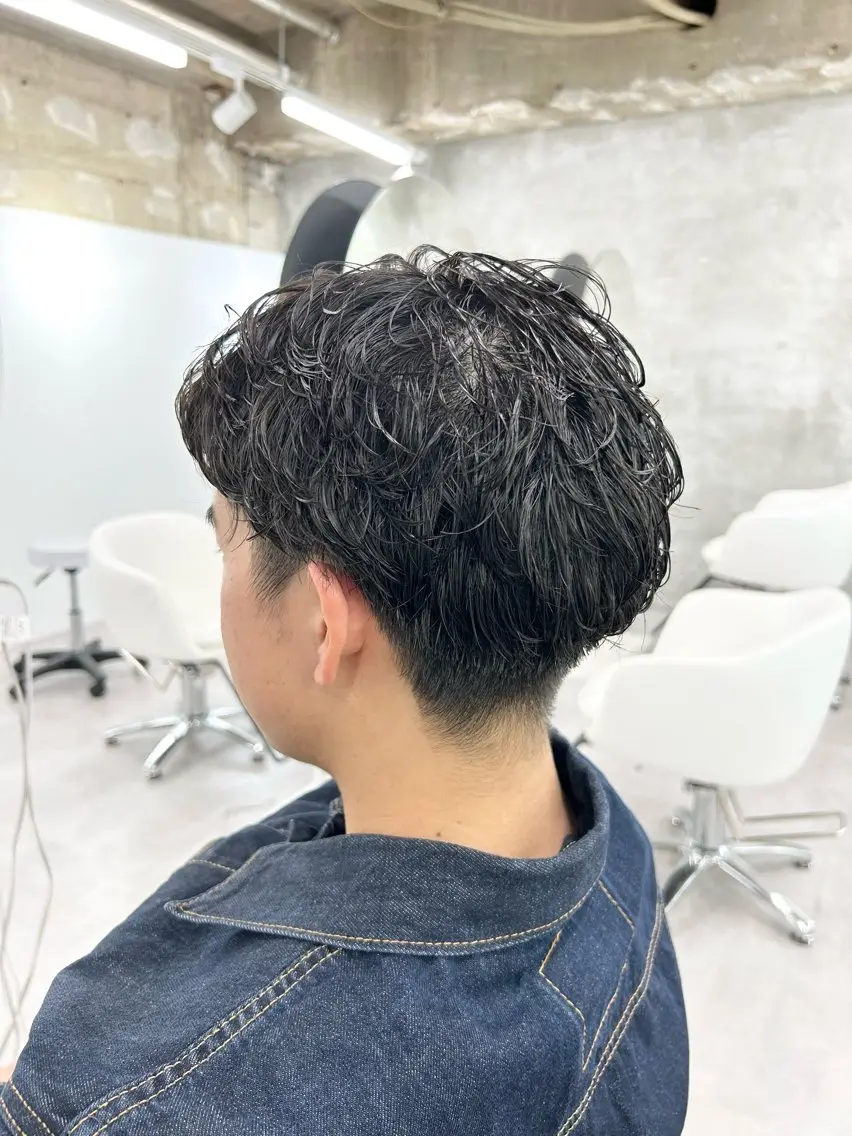 カット+ナチュラルパーマの写真