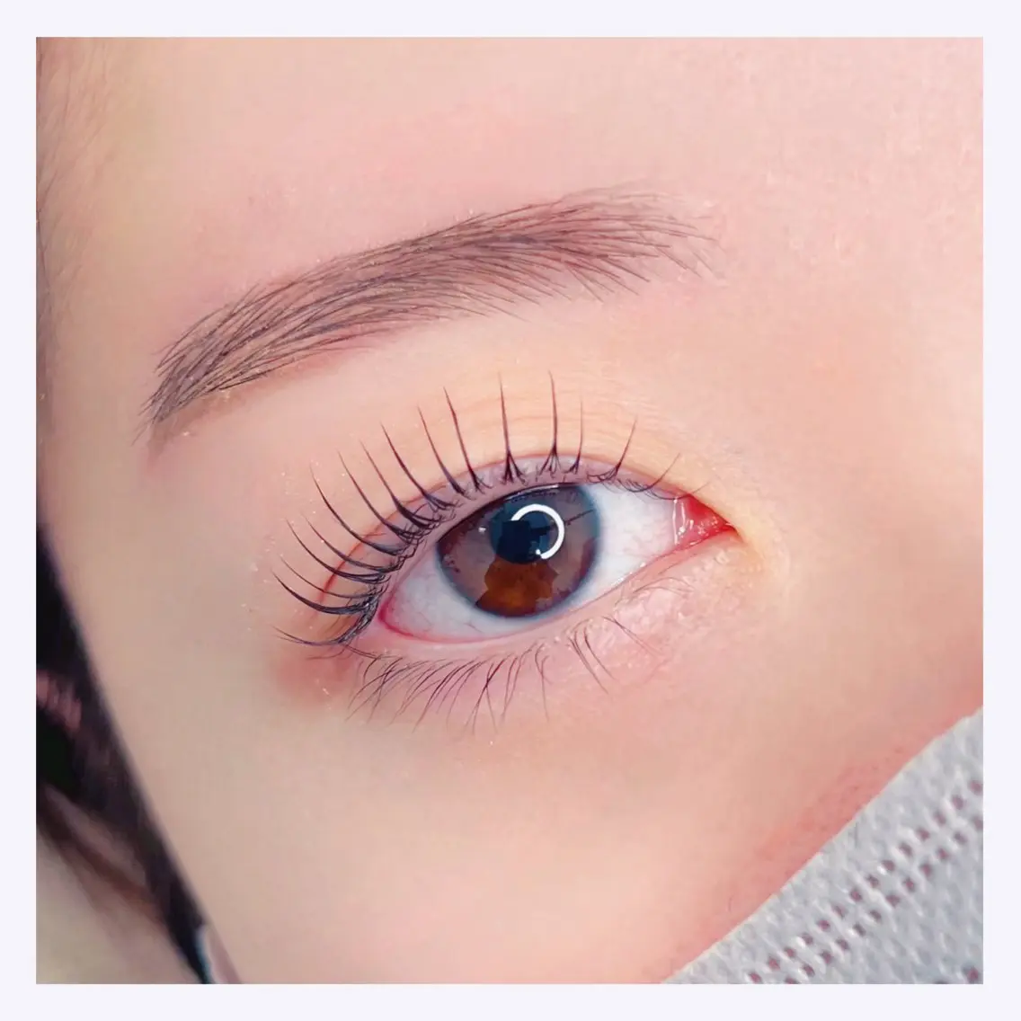 パーマ ワックス脱毛 眉カット 岡部 梢の眉毛・アイブロウイメージ