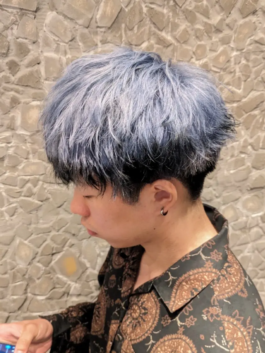 メンズ カラー デザインカラー こだっく /メンズカットのヘアスタイル