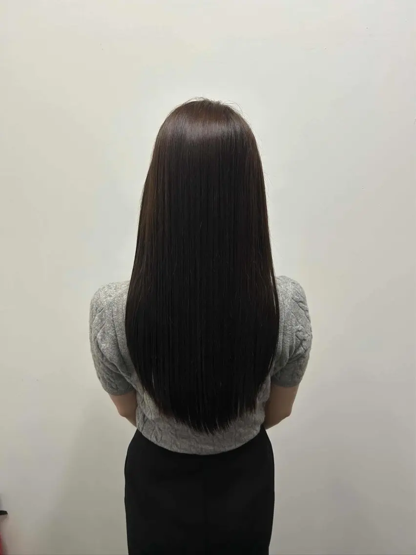 カラー ルプラボウ/ ふくい きなりのヘアスタイル
