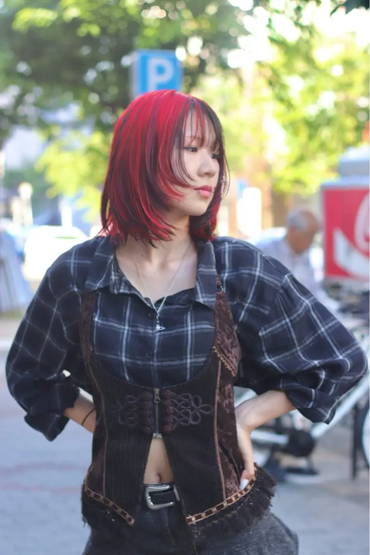 ミディアム カラー デザインカラー レイヤーカット joh/メンズ/ ブリーチ/矢場町のヘアスタイル