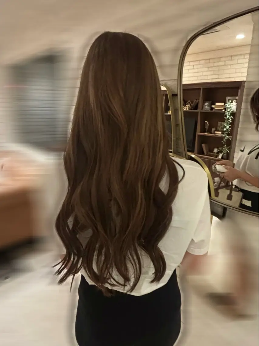 ロング カラー ベージュカラー ロング ヘアカラー ちはる /カラー🌷のヘアスタイル