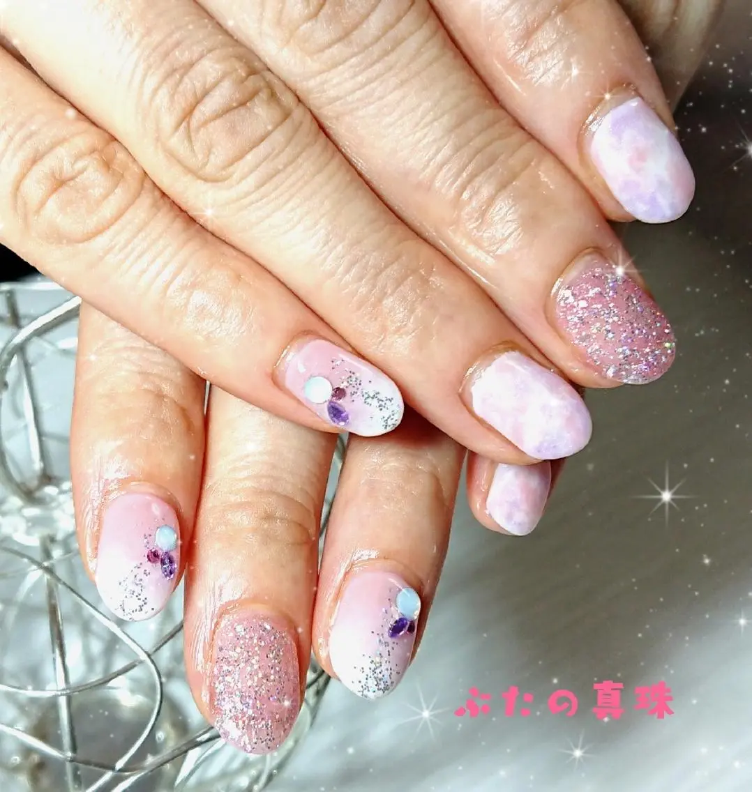 ネイル ハンドネイル 林 珠里のネイルデザイン
