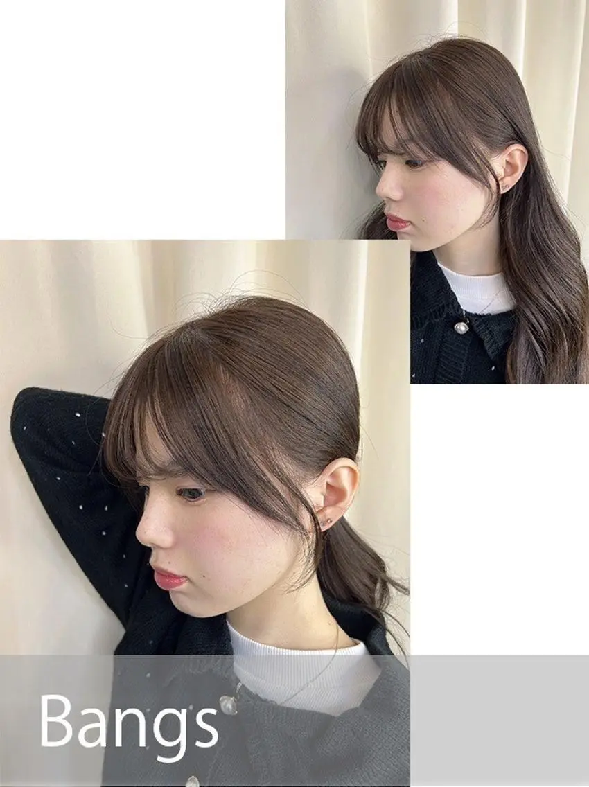 《憧れの顔周りに✨》韓国風前髪サイドカット✂️の写真