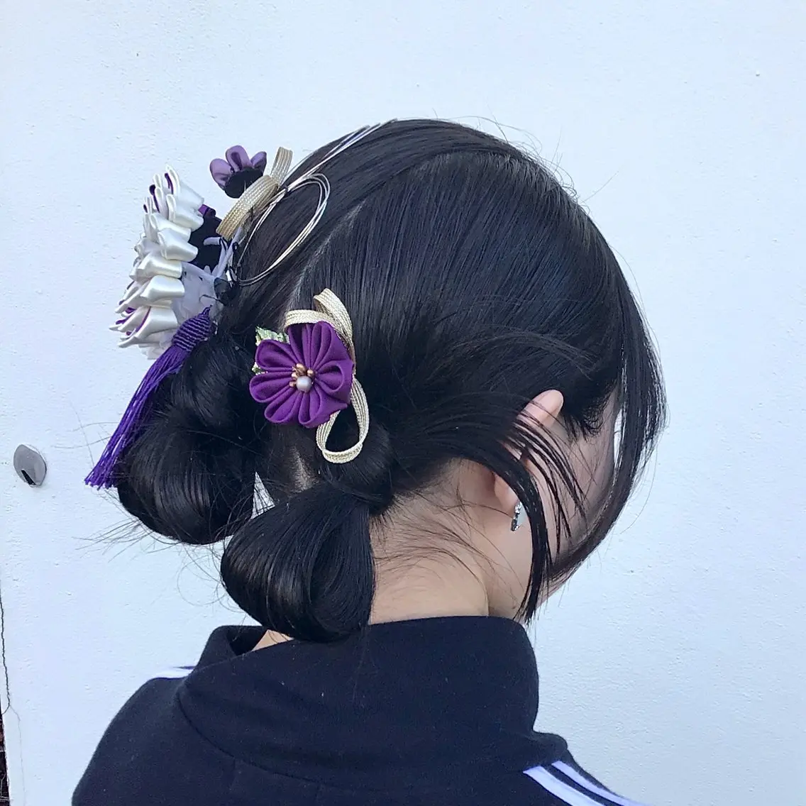 ヘアアレンジ レイヤー/ハッシュ /デザインカラーのヘアスタイル