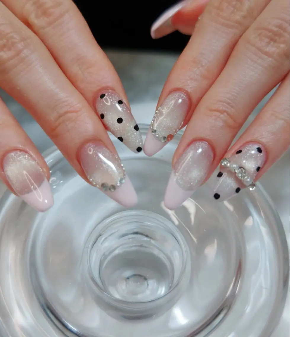 ネイル フレンチネイル 韓国ネイル ワンホンネイル ハンドネイル cheri/ nail salonのネイルデザイン