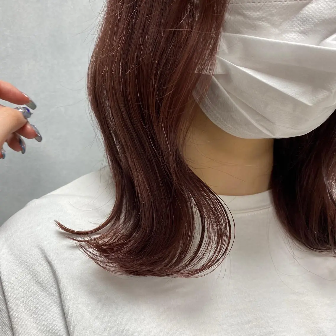 セミロング カラー MOE🐈⬛🎀 エクステ/ワンホンのヘアスタイル