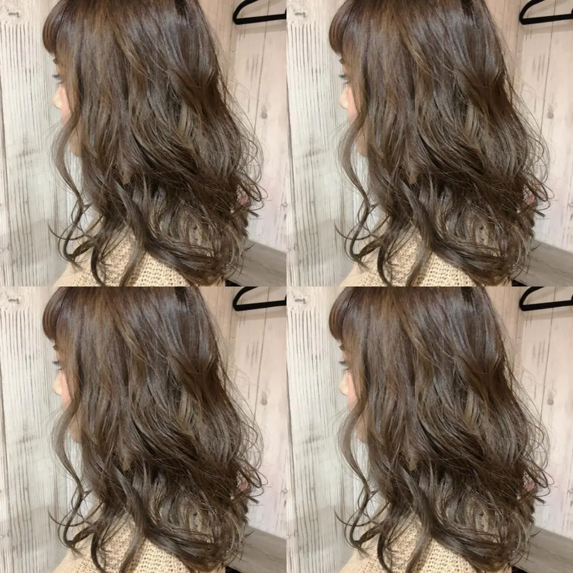 セミロング カラー ヘアアレンジ ヘアサロンオスカー 岸和田蛸地蔵店のヘアスタイル