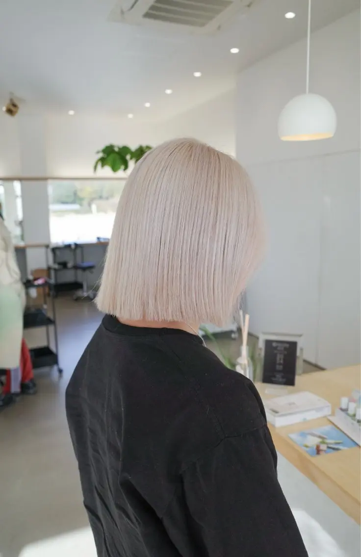 ミディアム カット ヘアカラー トリートメント つくばUtooe's 副店長 寺沢颯のヘアスタイル