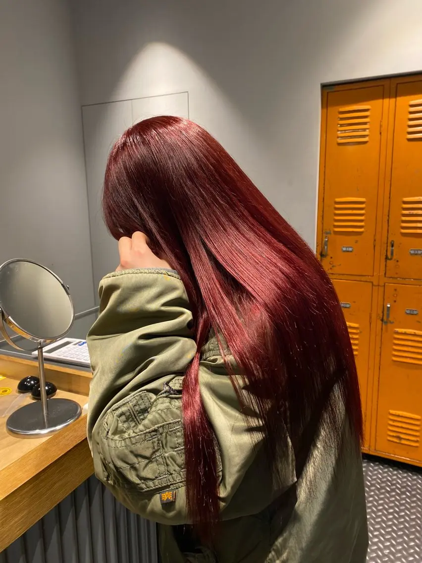 ロング カラー ヘアアレンジ ヘアカラー トリートメント ヘッドスパ 🌀パーマ　レイヤー ボブ/marinoのヘアスタイル