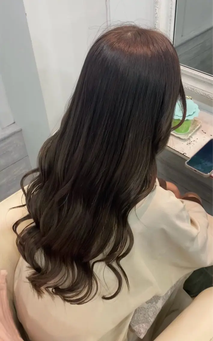 ロング カット ヘアカラー トリートメント 髪質改善🎀 本美冴のヘアスタイル