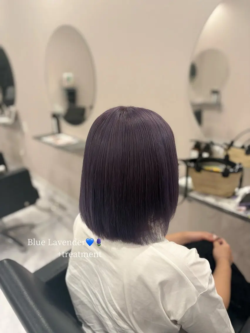 ショート ヘアカラー トリートメント 透明感カラー/ ボブ/miyuu🥣のヘアスタイル
