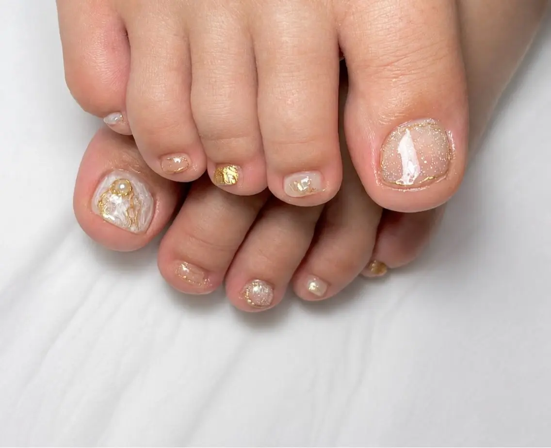 ネイル フットネイル HTH ✿rikakoのネイルデザイン