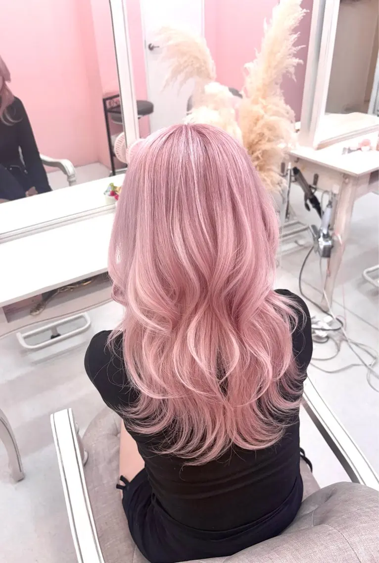 セミロング カラー カット ヘアカラー トリートメント 韓国ヘア🎀マイカ| 新大久保のヘアスタイル