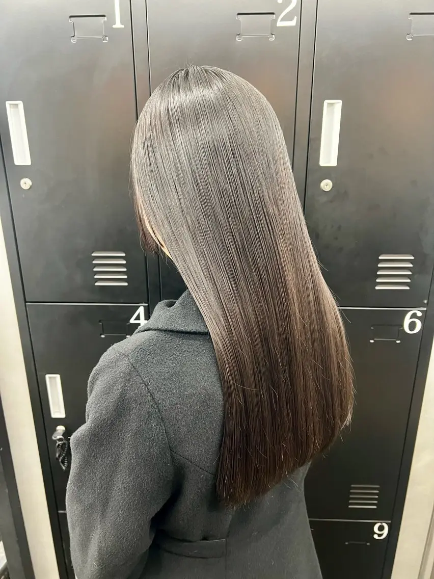 ロング カラー 髪質改善 カット ヘアカラー トリートメント ヘッドスパ 透明感カラー特化🫧 🦋栗原🦋のヘアスタイル