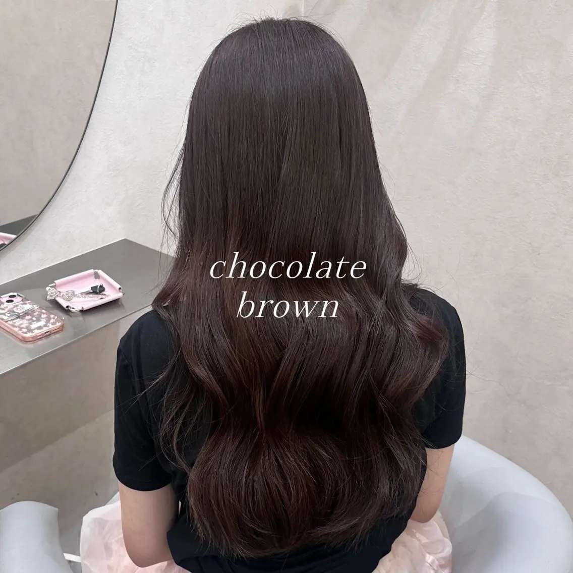 ロング カラー ブラウンカラー 透明感カラー カット ヘアカラー トリートメント 新宿/Wカラー/エ クステ/hina🎀のヘアスタイル