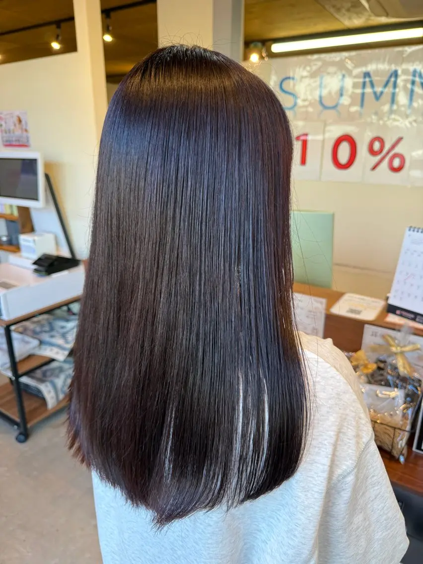 ロング カラー ヘアカラー 梅田 拓実のヘアスタイル