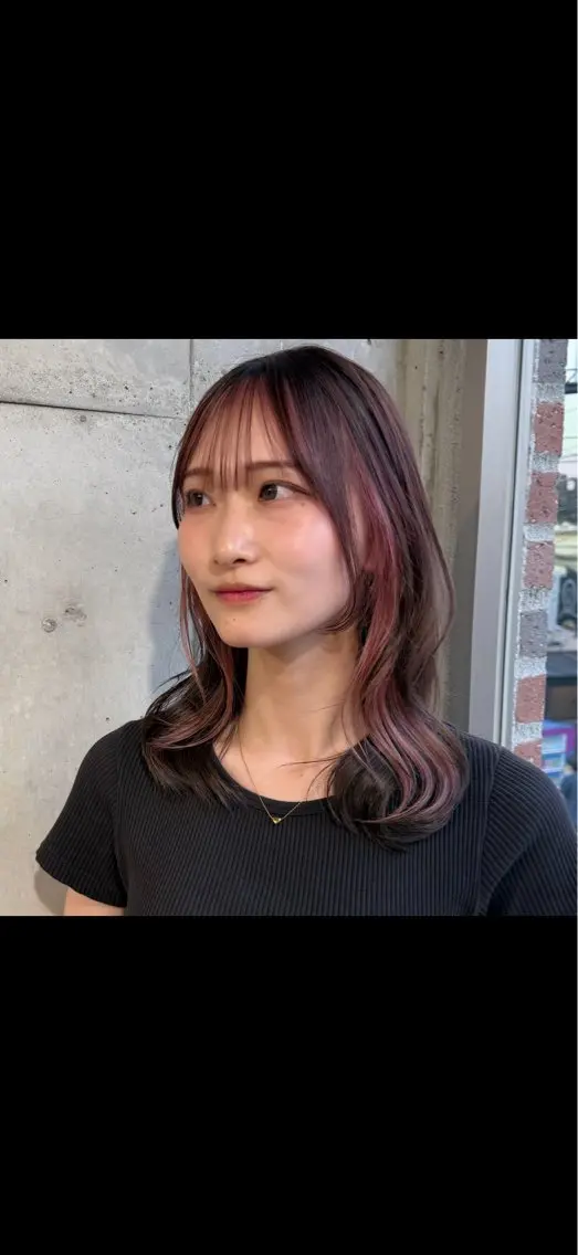 ミディアム カラー ブリーチ ブリーチなしカラー ヘアカラー 色落ちまで可愛い ヘーゼルベージュ🤎のヘアスタイル