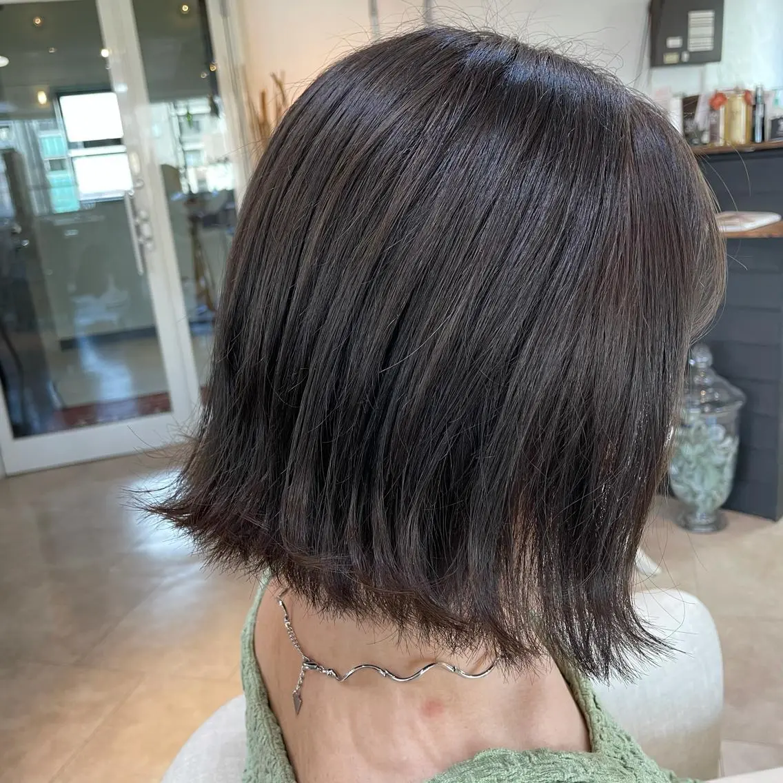 ショート アッシュ 清水 美雪のヘアスタイル