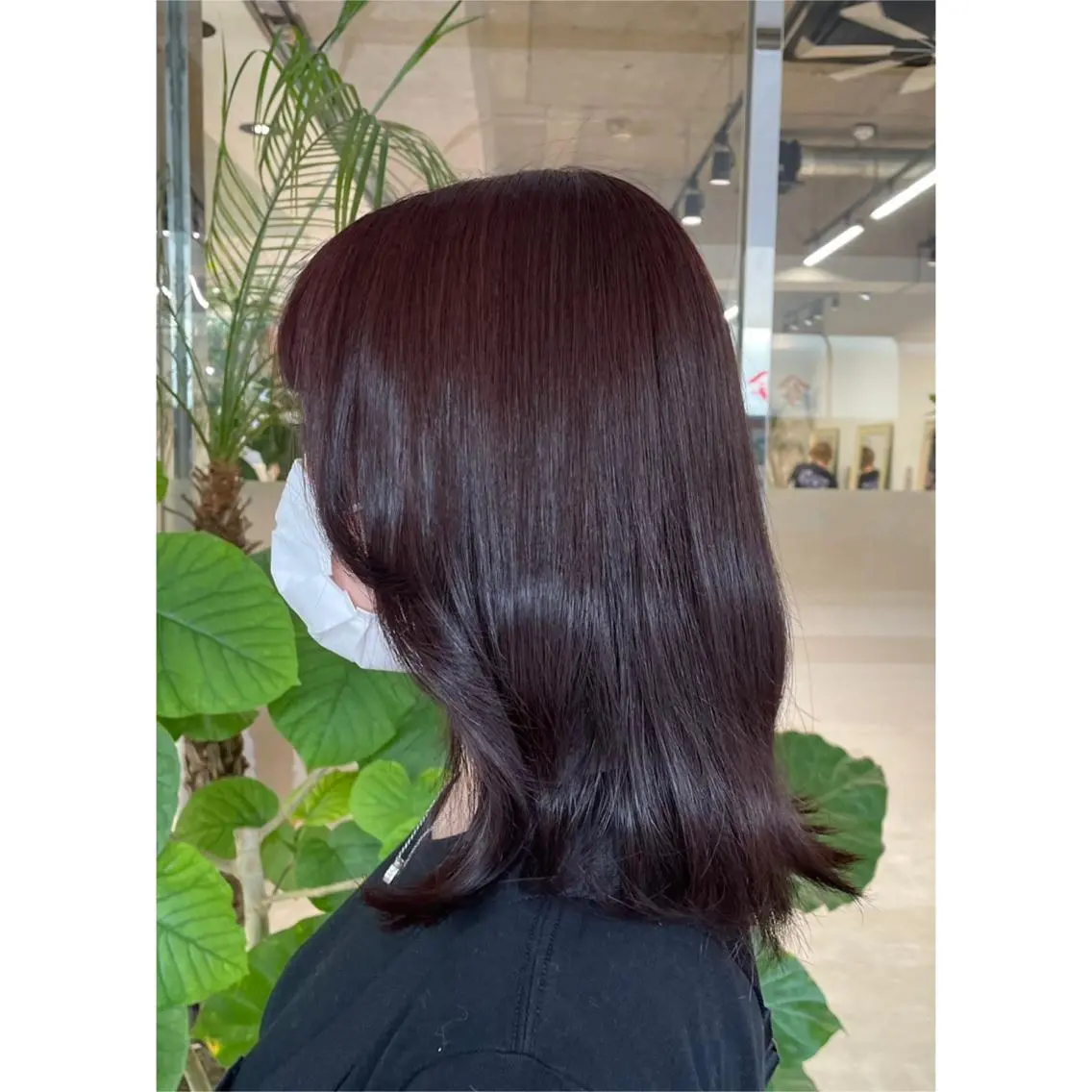 ミディアム カラー ブリーチ ブラウンカラー ブリーチなしカラー ピンクカラー ピンクブラウン ヘアカラー ピンクカラー🎀/ ミルクティー🍼花音のヘアスタイル