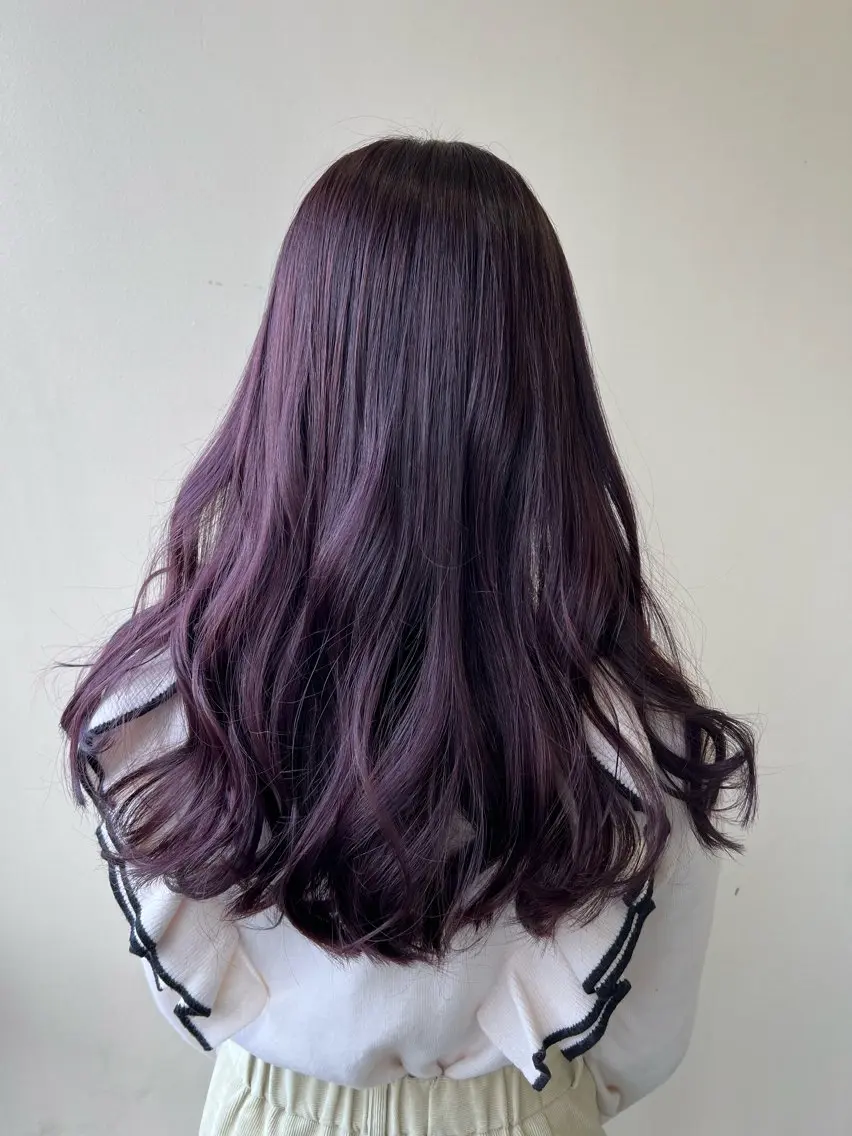 セミロング カット ヘアカラー トリートメント レイヤーカット 🇰🇷SAYAのヘアスタイル