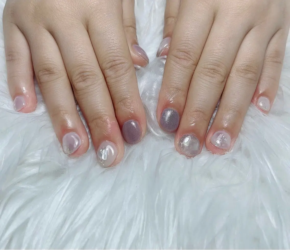 ネイル ブライダルネイル ハンドネイル hairsalon 556のネイルデザイン