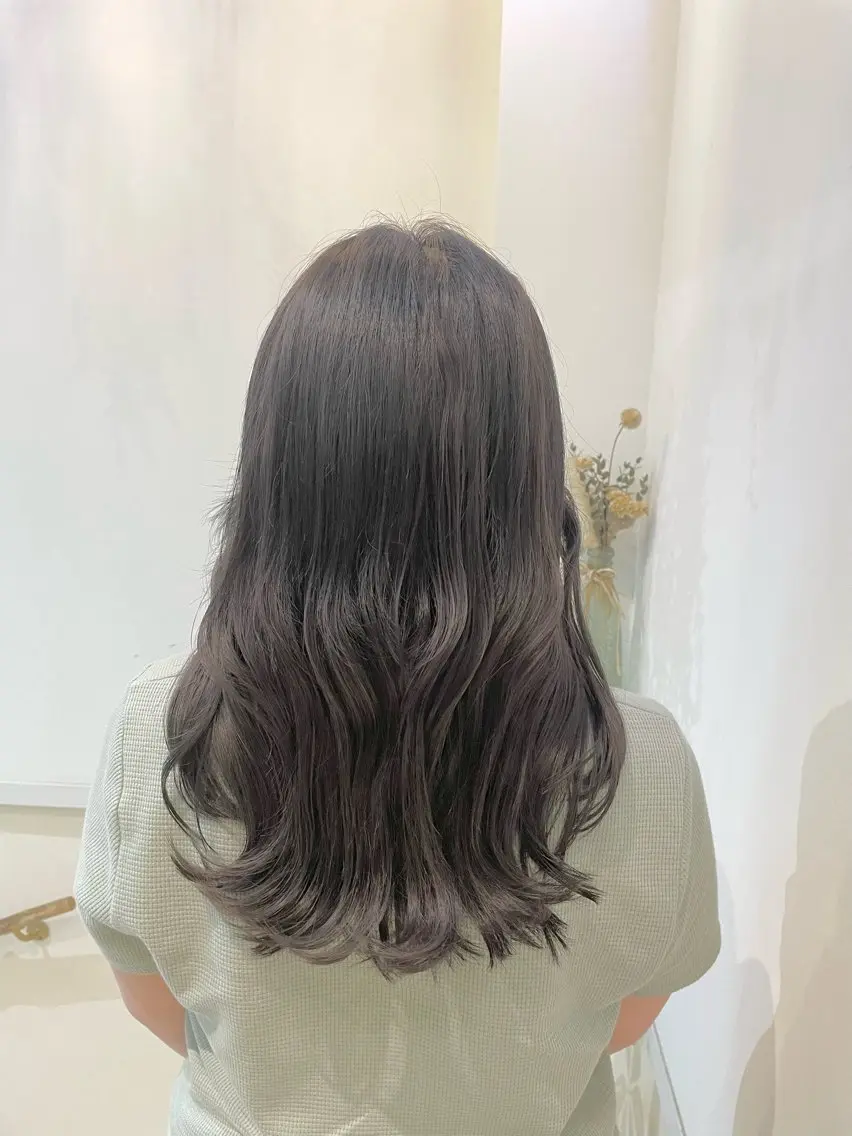 ロング カラー カット ヘアカラー トリートメント エクステ 髪質改善カラー🤍 エクステ✨君島由実子のヘアスタイル
