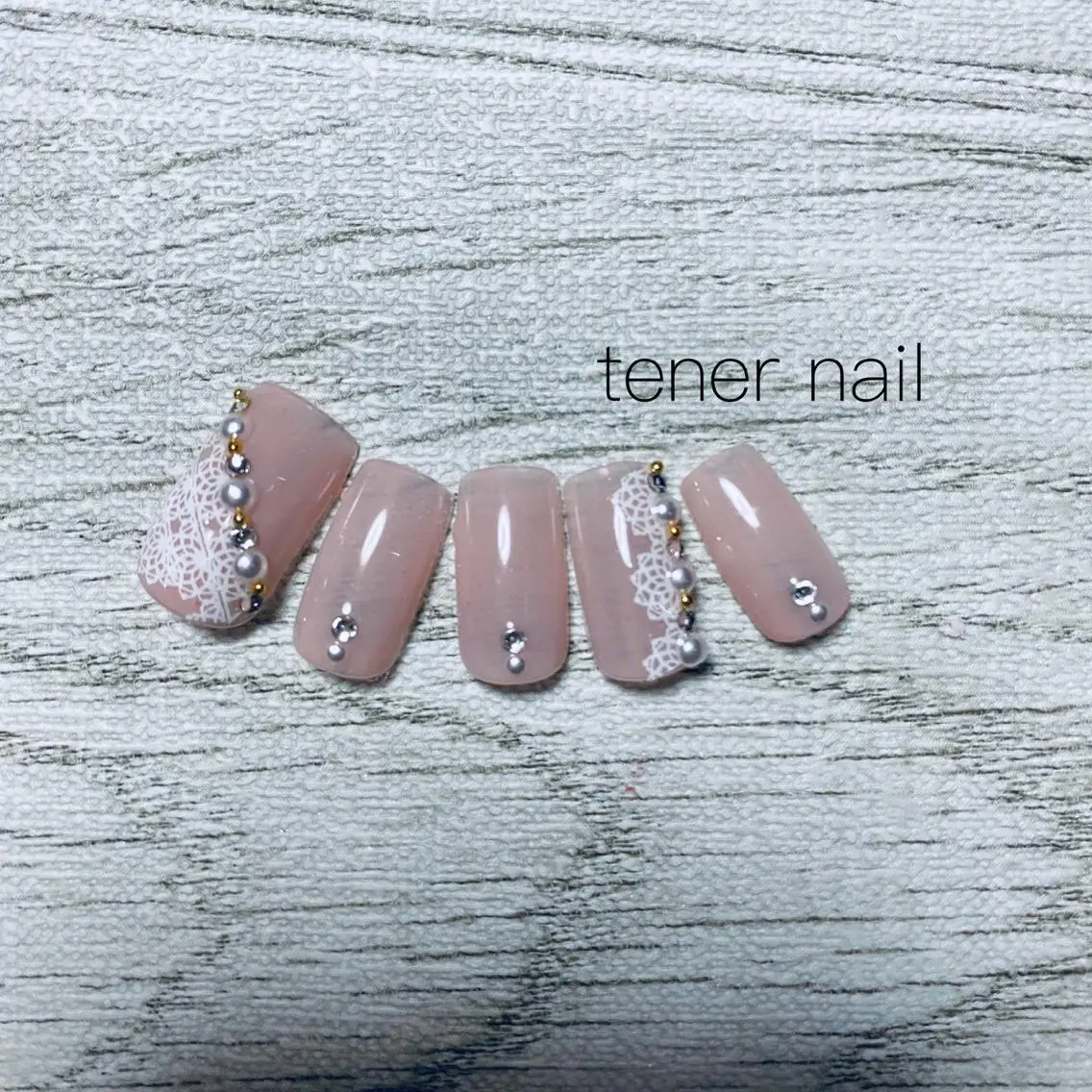 ネイル レース ブライダルネイル テネルネイル tener nailのネイルデザイン
