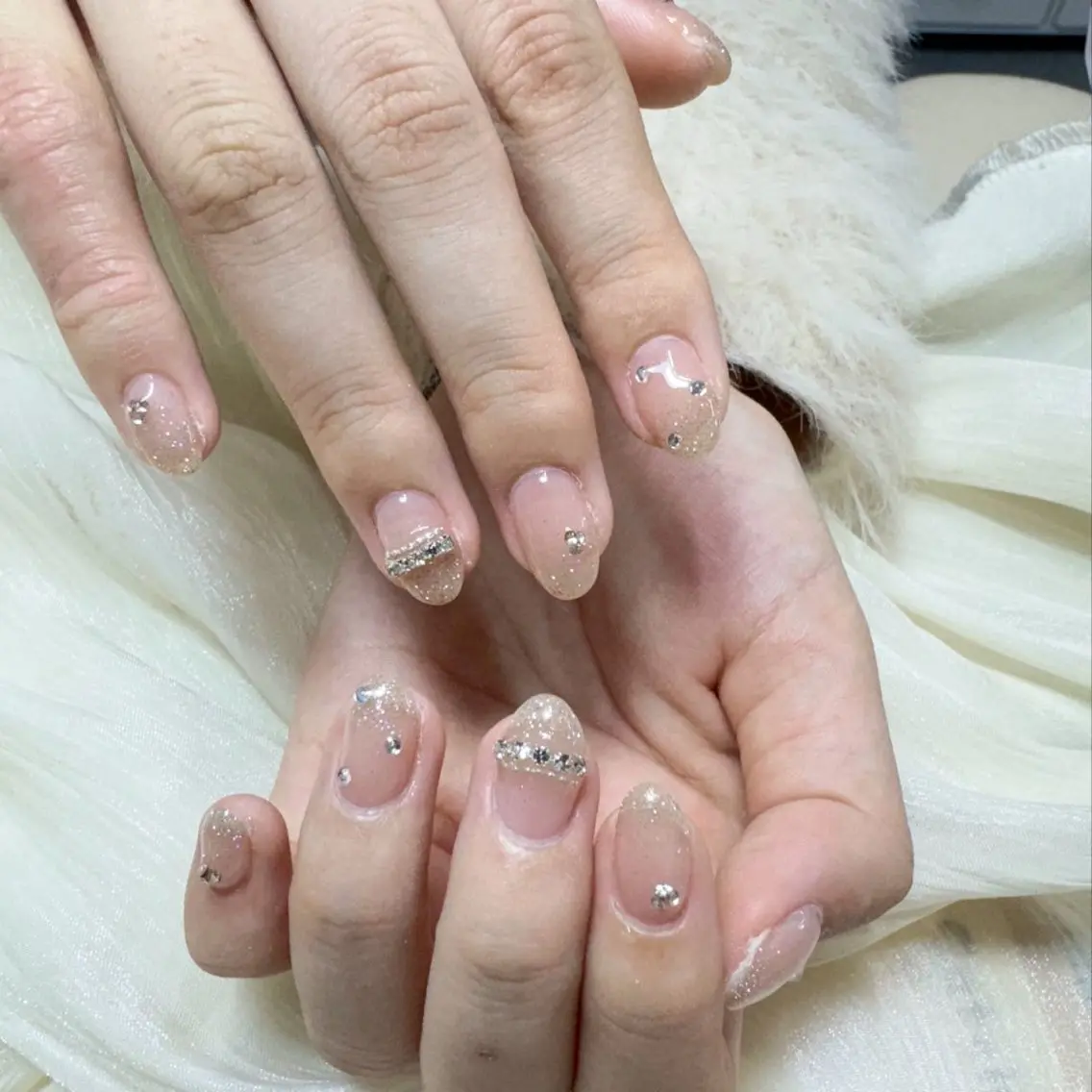 ネイル ハンドネイル 🍄Rina🍄 韓国風ネイルのネイルデザイン