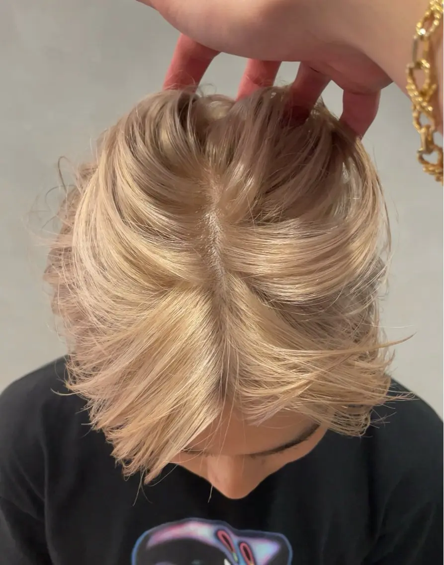 カラー メンズ ハイトーン特化💫/ デザインカラーのヘアスタイル