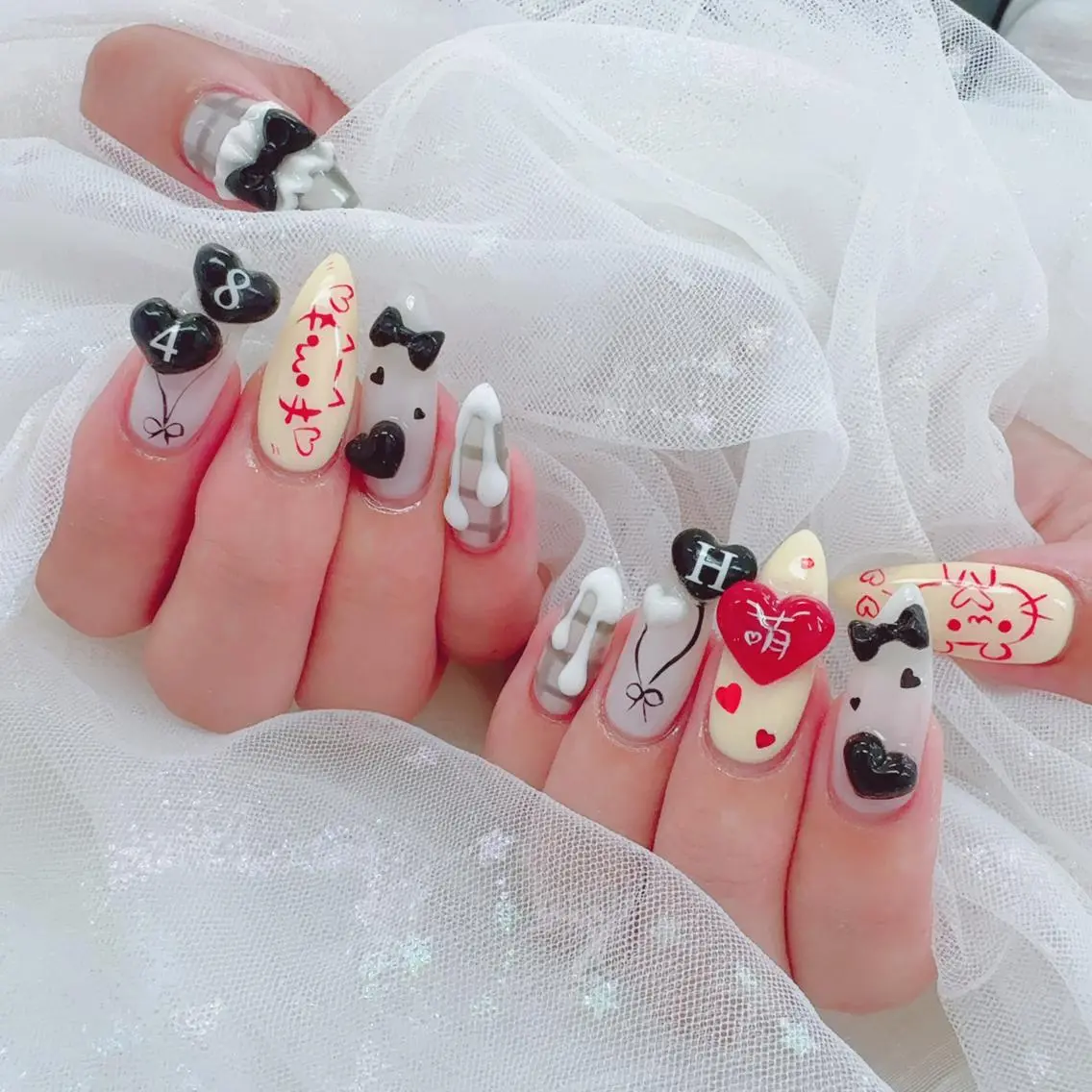 セミロング ハンドネイル CHOnail 道玄坂のネイルデザイン