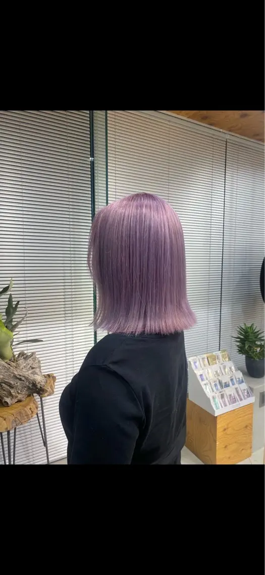 カラー cyan hinaのヘアスタイル