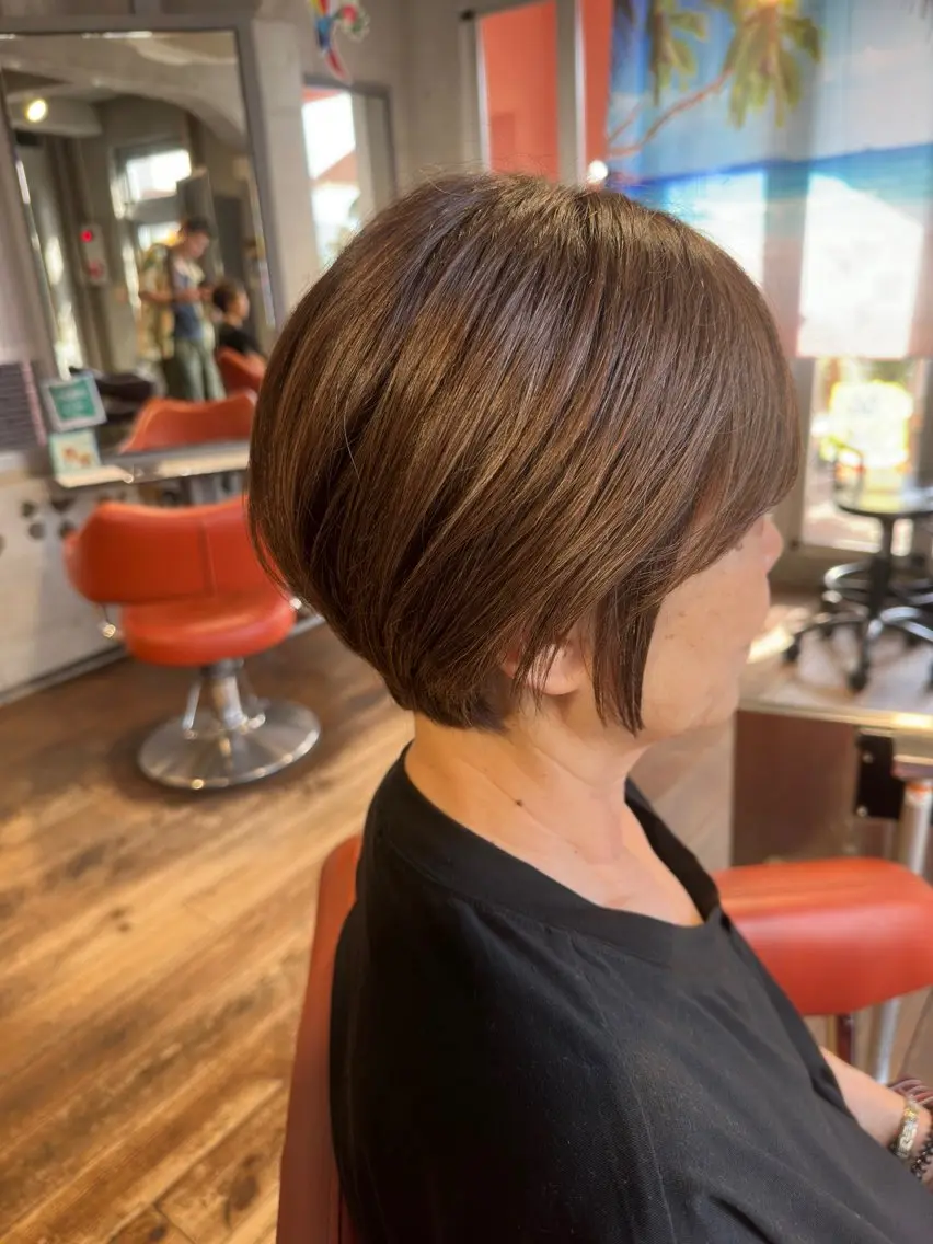ショート ショートヘア 髪質改善|縮毛矯正 ◎店長◎Keitaのヘアスタイル