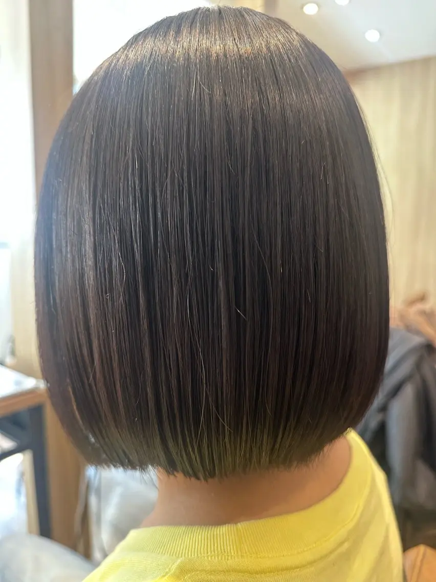 ミディアム カット 縮毛矯正 トリートメント ✨✂️Nori ✂️✨のヘアスタイル