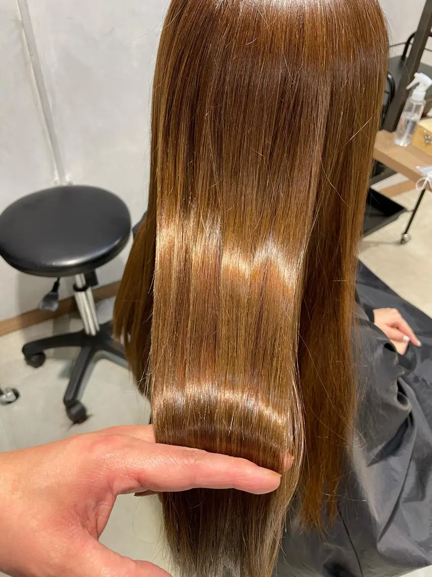 【髪質改善】🌟プレミアムケラチン酸熱トリートメント✨✨《話題のトリートメント》の写真