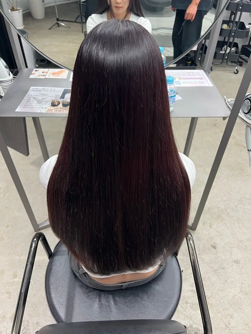 ロング カラー ヘアカラー トリートメント ゆうご/心斎橋 /カラーモデル募集中のヘアスタイル