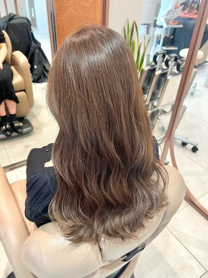 ロング ヘアカラー トリートメント 酸性ストレート/ブリ ーチなし/中村 匠のヘアスタイル