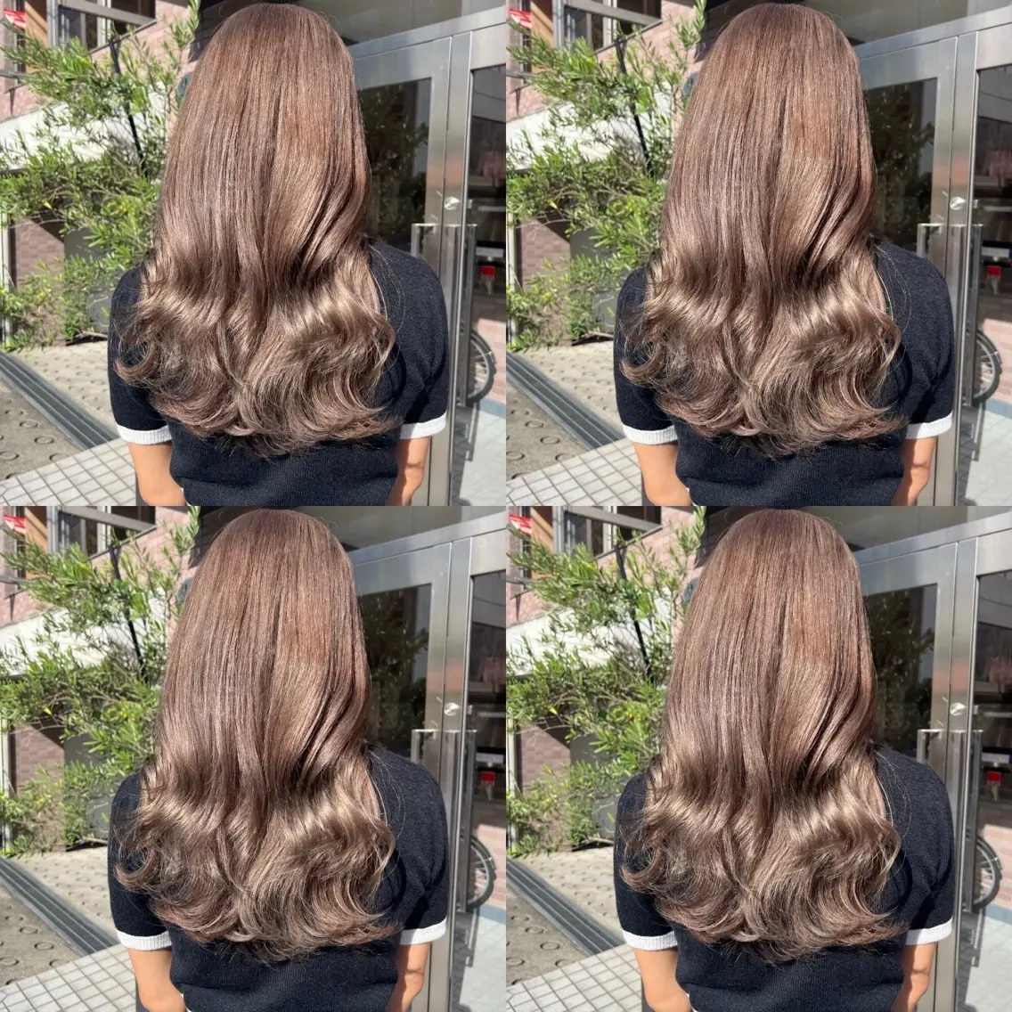 🎀ミニモ限定🎀【暖色系ワンカラー】+【Aujua3stepトリートメント】+超音波アイロン+コテ巻き仕上げ無料🖤の写真