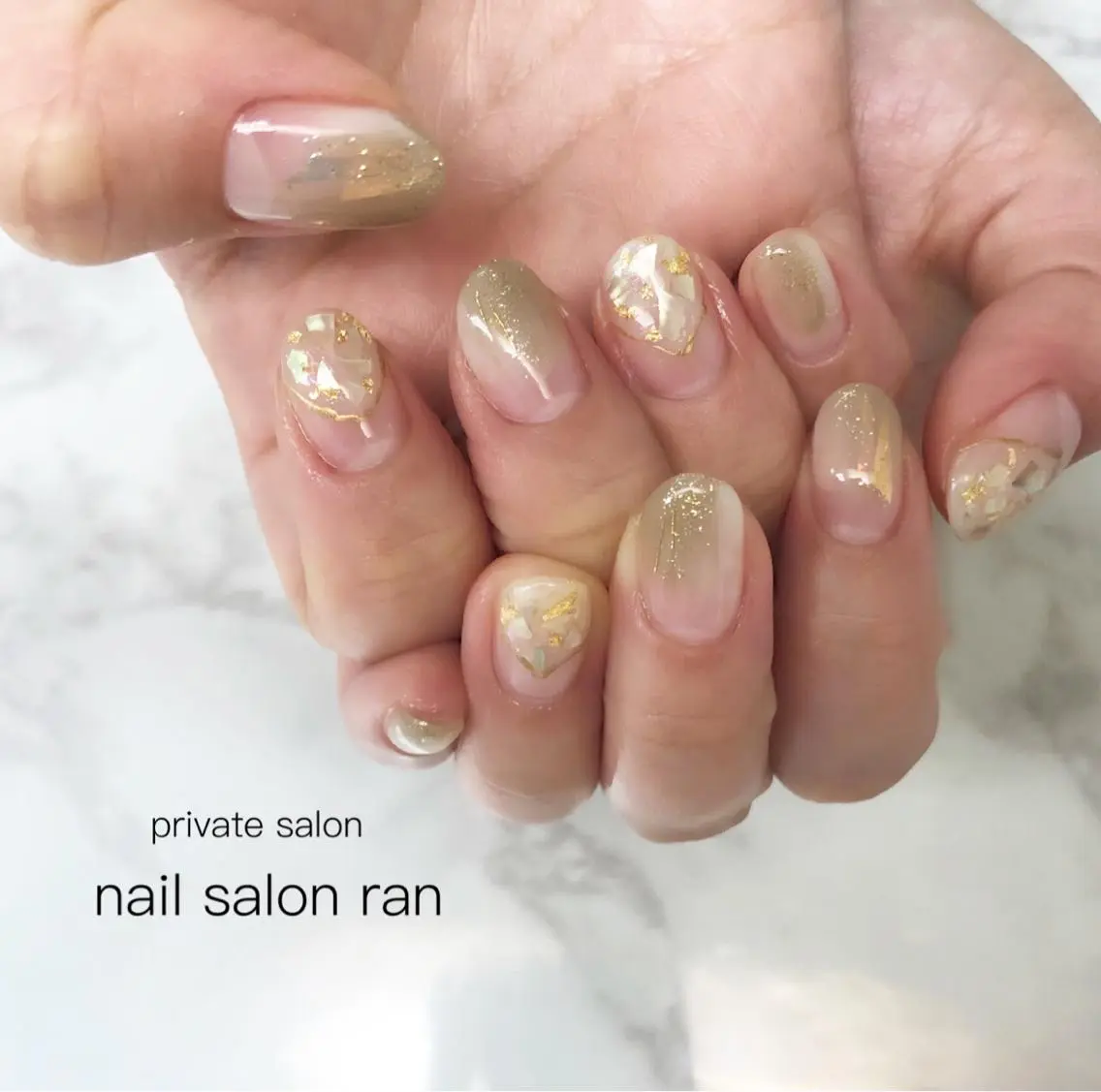 ネイル 持ち込み nailsalon ranのネイルデザイン