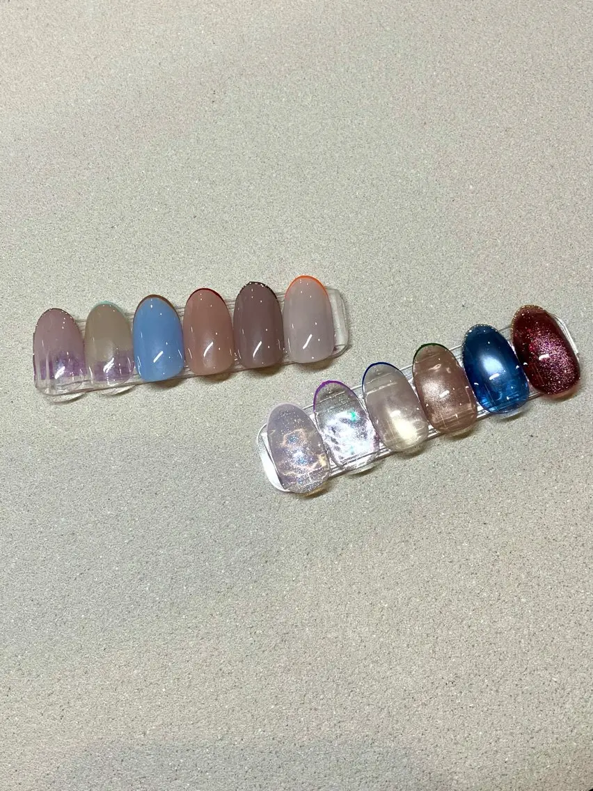 ネイル フレンチネイル マグネットネイル ハンドネイル fun the nail ayakaのネイルデザイン