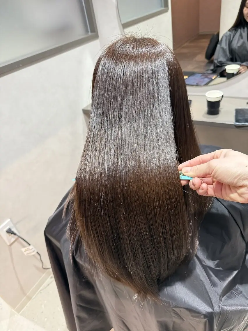 ✨ご新規様◎矯正コース♪✨髪質改善矯正+トリートメント+カット¥19000の写真
