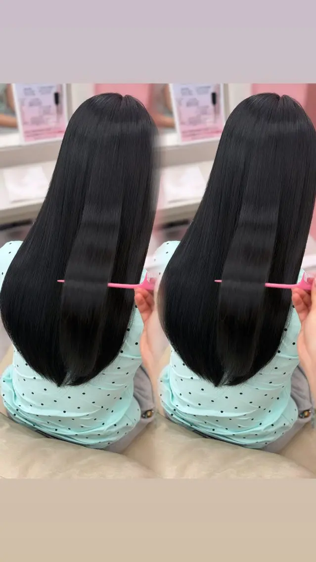 カラー 縮毛矯正 ヘアカラー 縮毛矯正 COCO_kaho カラー/髪質改善のヘアスタイル