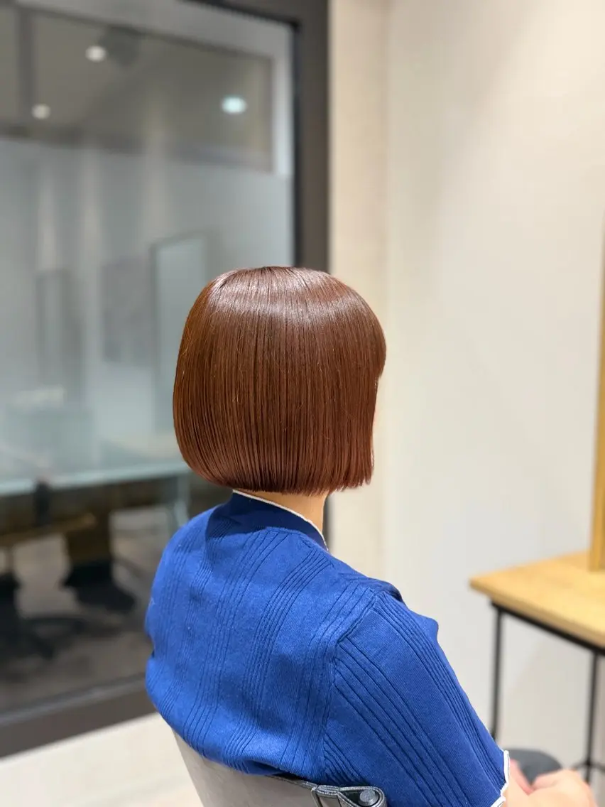 ミディアム 溝口 凜和のヘアスタイル