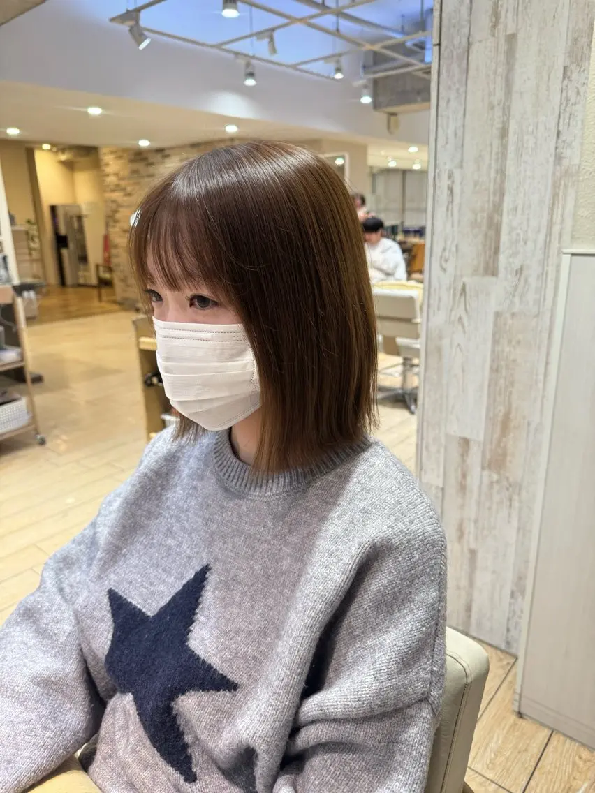 ミディアム カット⌇艶カラー 🫧⌇Nanahoのヘアスタイル