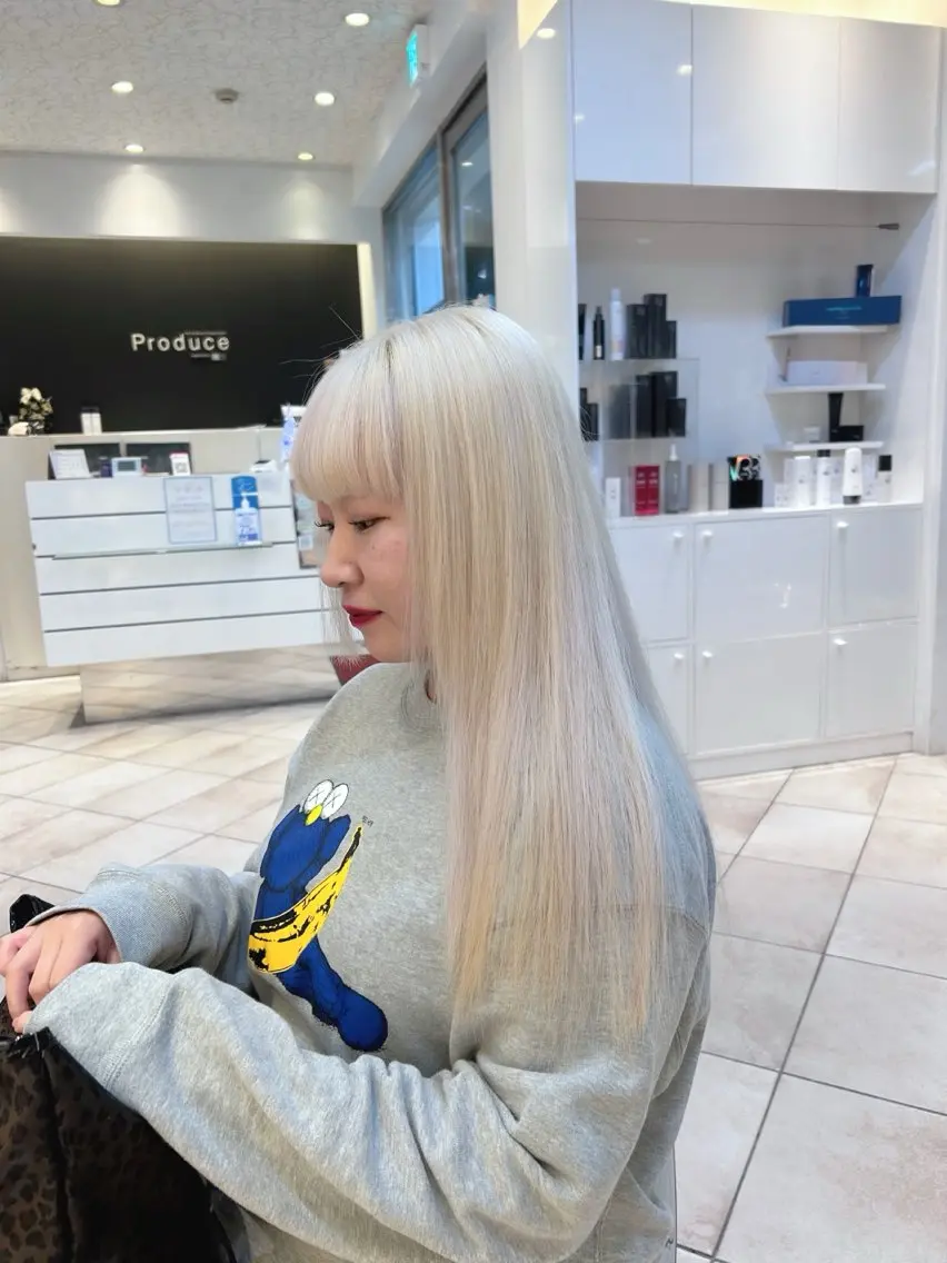 ロング カラー ブリーチ mei 撮影モデル募集中!のヘアスタイル