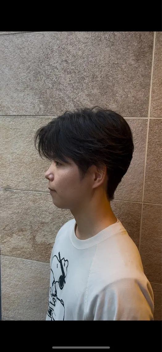 ミディアム パーマ メンズ カット メンズ カラー特化/ カラー特化/池田海斗のヘアスタイル
