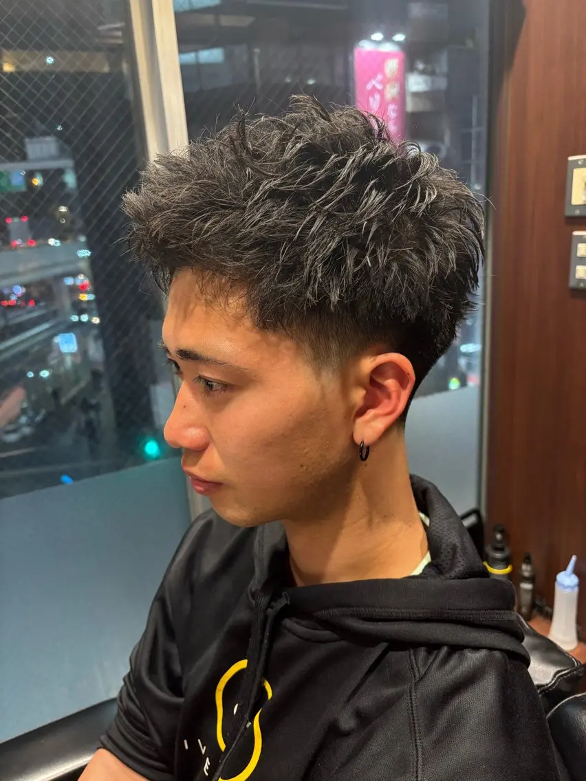 ショート カット 小松 美雄のヘアスタイル