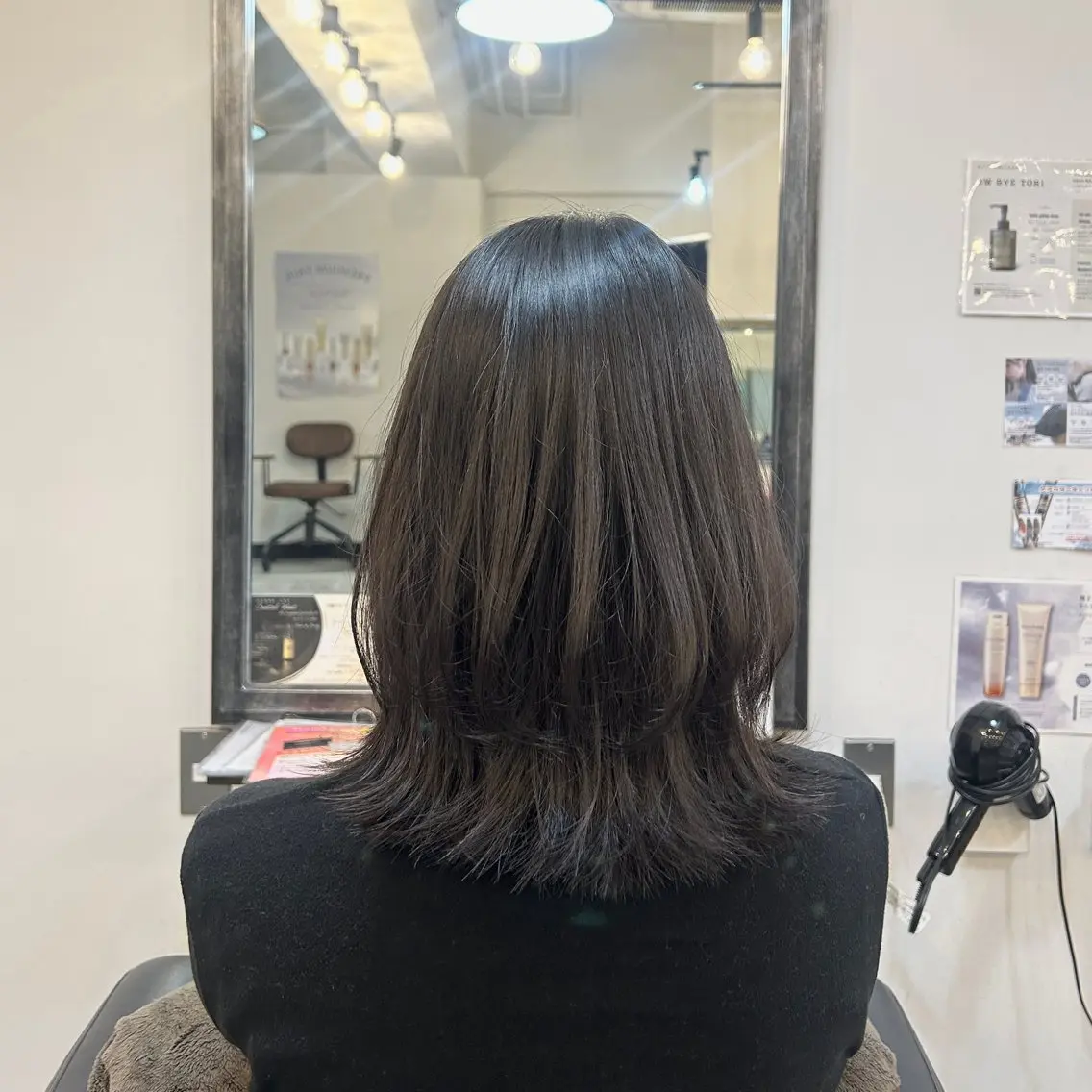 ミディアム くびれヘア ヘア✂️＆アイ👁️ 🫧ﾐﾕｳ🫧のヘアスタイル