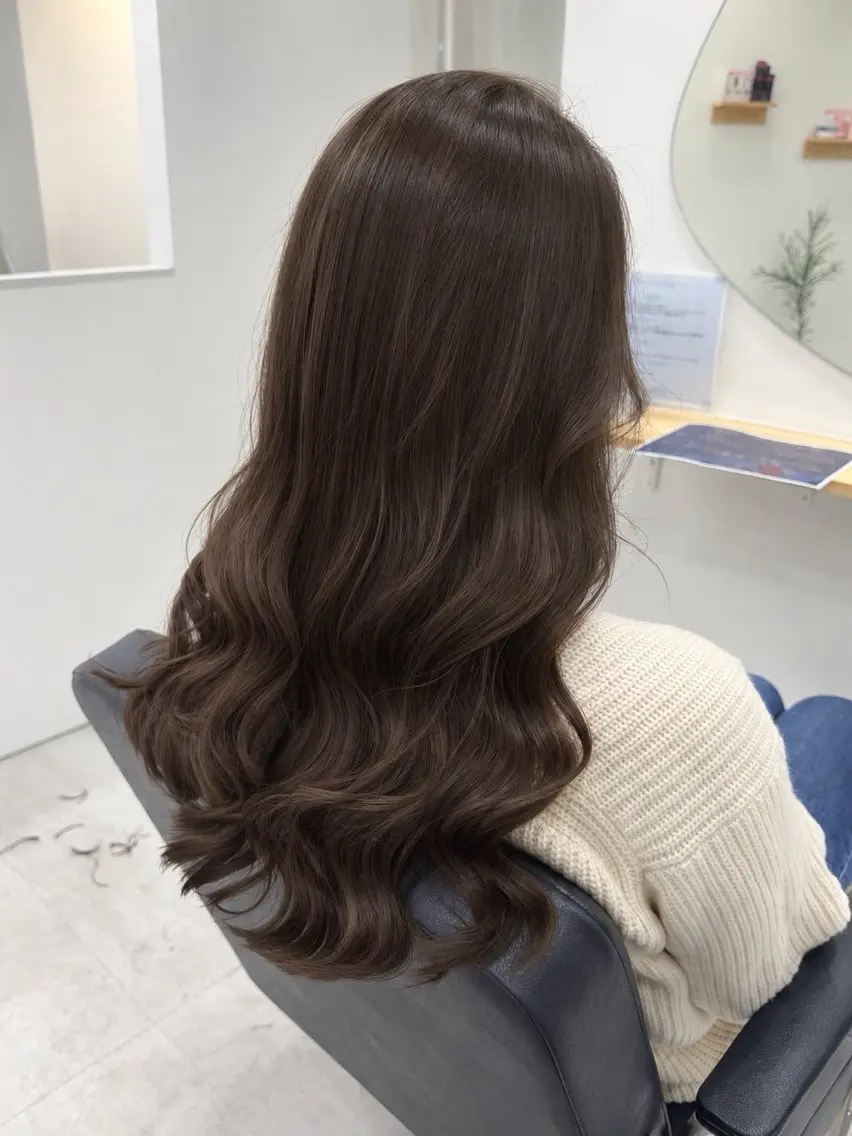 ロング カラー Hirona/ ヘアセット🐤まつパのヘアスタイル
